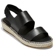 Cole Haan Women Slingback Espadrille Sandals Cloudfeel Size US 7B Black ... - £46.46 GBP