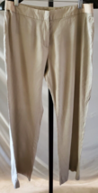 Tahari Beige Brown Linen Blend Pants Size 8 - £15.31 GBP