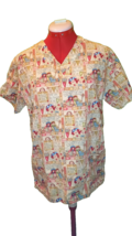 White Swan Fundamentally Cotton Scrub Top - Medium - Preowned - €4,86 EUR