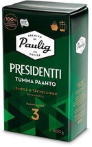 Paulig Presidentti Dark Roast Coarse Ground Coffee 500g, 6-Pack - $101.97