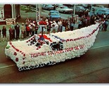 Memorial Day Parade First Prize Float 1966 Hazel Park MI UNP Chrome Post... - £3.07 GBP