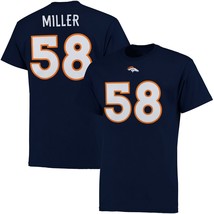 Denver Broncos Mens Von Miller Majestic Eligible Receiver T-Shirt - 3XL - NWT - £15.79 GBP