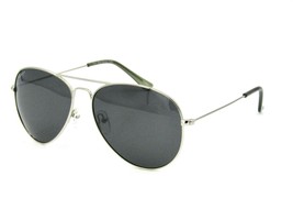 CrushEyes Miss Marvel Polarized Aviator Sunglasses, Silver / Gray 57-16-... - £15.76 GBP