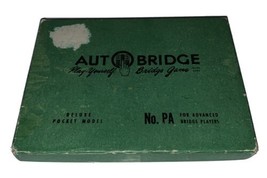 VINTAGE AUTO BRIDGE NO. PA DELUXE POCKET MODEL GAME 1957 - $26.75