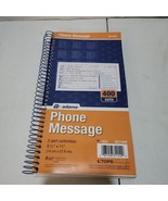 Adams Wirebound Telephone Message Book, 5-1/4 x 11, 2-Part Carbonless, 4... - $3.95