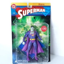 DC Direct Superman Bizarro Fully Poseable Action Figure NEW 2003 Purple ... - $52.46
