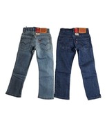 Levi&#39;s Boys&#39; 511 Slim Fit Jeans Del Ray Size 5 Dark &amp; Light Wash Lot of ... - $29.65