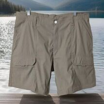 Wrangler Cargo Shorts Outdoors Khaki Regular Fit Straight Men's Size 36 - $15.83