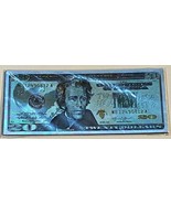 $20 Bill Fridge Magnet Silver Foil Magnet Money Magnetic Fake Money That... - $92.12 MXN