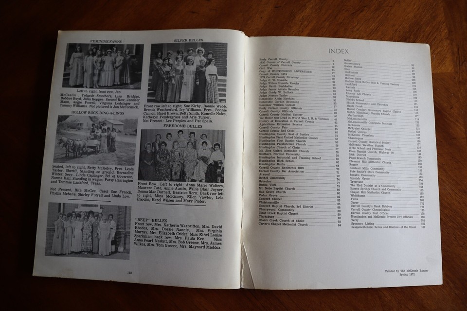 Caroll County Tennessee History 1822 1972 150th Sesquicentennial Booklet Illustr Item image 10
