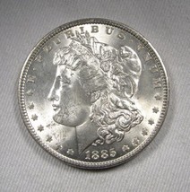 1885 Silver Morgan Dollar CH UNC Coin AN356 - £61.54 GBP