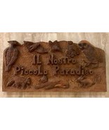 Paul Stark Casa Auguri Legno Intagliato Scultura Folk Art - £2,005.63 GBP