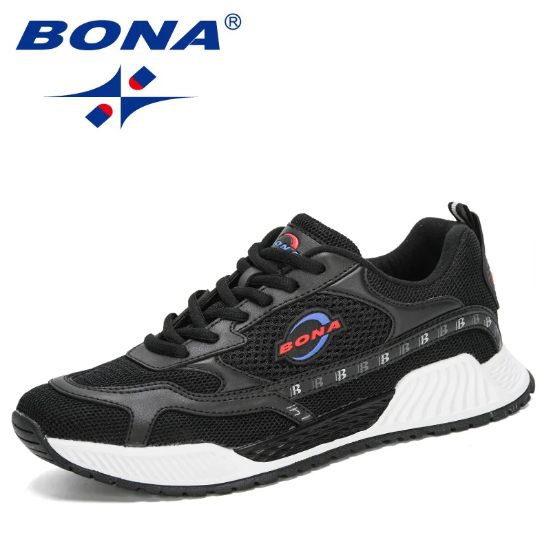 BONA 2024 New Designers  Running Shoes Men Outdoor Wal Jogging   Man Athletic Fo - £157.75 GBP
