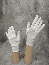 White Costume Theatrical Gloves Small Adult Teen Santa Claus Christmas E... - $34.85 MXN
