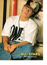 Marky Mark Wahlberg Luke Perry teen magazine pinup clipping by a mirror Bop - £7.86 GBP