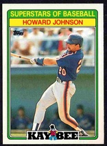 New York Mets Howard Johnson 1988 Kay Bee Superstars Baseball Card #14 nr mt  - £0.39 GBP