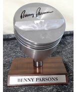 Benny Parsons Autographed Numbered Piston Display Trophy NASCAR Collection - $81.86 CAD