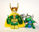 Building Block Classic Loki with Thor Frog TV Show Minifigure Custom - $6.50