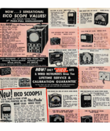 1954 EICO Oscilloscopes Meters Advertisement Vintage Electronic Supply N... - $35.14 CAD