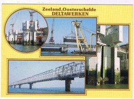 Holland Netherlands Postcard Zeeland Oosterschelde Deltawerken - £1.70 GBP