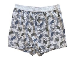 Hanes Mens Boxer Shorts Lot of 3 Size S 30-32 Cotton Blue Print Classic Fit image 4