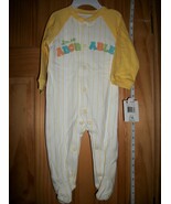 Small Wonders Baby Clothes 6M-9M Newborn Footed Bodysuit New Adorable Pl... - $9.49