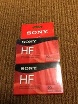 Lot of 6 Sony C90HFR HF 90 Minutes Blank Audio Cassette Tapes New - Fast... - $14.84