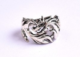 Solid 925 Sterling Silver Handmade Dragon Shape Ring  Women Casual Wear Ring - £35.18 GBP+