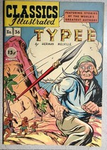 Classics Illustrated #36 Typee By Herman Melville (Hrn 64) 2nd Printing Fine+ - £15.76 GBP