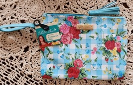 Pioneer Woman ~ Makeup Tote ~ Cosmetic Bag ~ SWEET ROSE ~ Wallet ~ Wristlet - £17.65 GBP