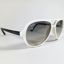 Ray Ban RB 4125 CATS 5000 White/Black Unisex Gradient Sunglasses w/Case - $70.00
