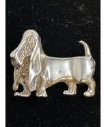 Basset Hound Dog Taxco Mexico 925 Sterling Silver  1.25” Long Pin 9.9g - $47.42 CAD
