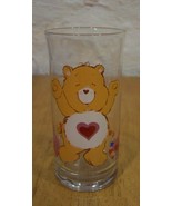VINTAGE 1983 THE CARE BEARS TENDERHEART BEAR 6&quot; Collector&#39;s GLASS CUP Pi... - $27.16 CAD