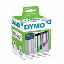 Dymo Labelwriter Lever Arch Label Roll White (59x190mm) - £47.83 GBP