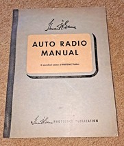 Vintage 1949 Howard W. Sams Auto Radio Manual (AR1) Specialized Photofac... - $32.71