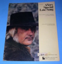 Charlie Rich Sheet Music A Very Special Love Song Vintage 1974 Algee Music Corp. - £11.78 GBP