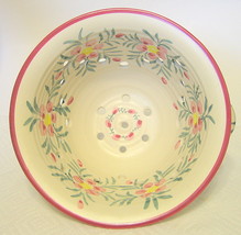 Ceramic Strainer Floral Motif New Debco Made in China - £27.90 GBP