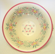 Ceramic Strainer Floral Motif New Debco Made in China - £27.96 GBP