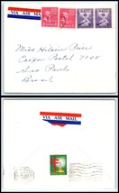 1952 US Air Mail Cover - Wichita Falls, Texas to Sao Paulo, Brazil L3 - £2.31 GBP