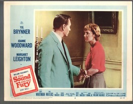 Sound and the Fury-Lobby Card-#6-1959-Yul Brynner-Joanne Woodward - £44.59 GBP