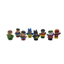 Lot of 8 Fisher Price Little People DC Comics Super Friends Heroes - £18.44 GBP