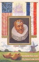 Hendrik Hudson Portrait Hudson Fulton Celebration 1909 New York postcard - £5.55 GBP