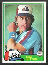 Montreal Expos Tom Hutton 1981 Topps Baseball Card # 374 nr mt - £0.39 GBP