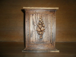  Wood Looking Decorative Storage Box , Floral Bouquet - $10.00