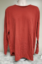 PacSun T-Shirt Men XL  Basic Short Sleeve Scallop Fit Rust - £12.70 GBP