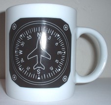ceramic coffee mug: aircraft compass gyrocompass - £11.85 GBP