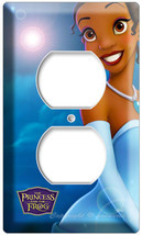 PRINCESS TIANA AND PRINCE NAVEEN THE FROG MOVIE 2 HOLE OUTLET WALL COVER... - £9.53 GBP