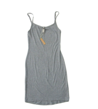 NWT Skims Soft Lounge Short Slip Dress in Heather Gray Ribbed Slipdress M - £55.82 GBP