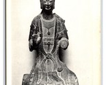Maitreya Buddha Statue Museum of Fine Arts Boston MA UNP WB Postcard Q24 - $4.97