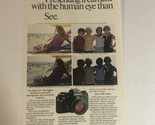 Nikon FA Camera Print Ad Advertisement Vintage Pa2 - £5.51 GBP